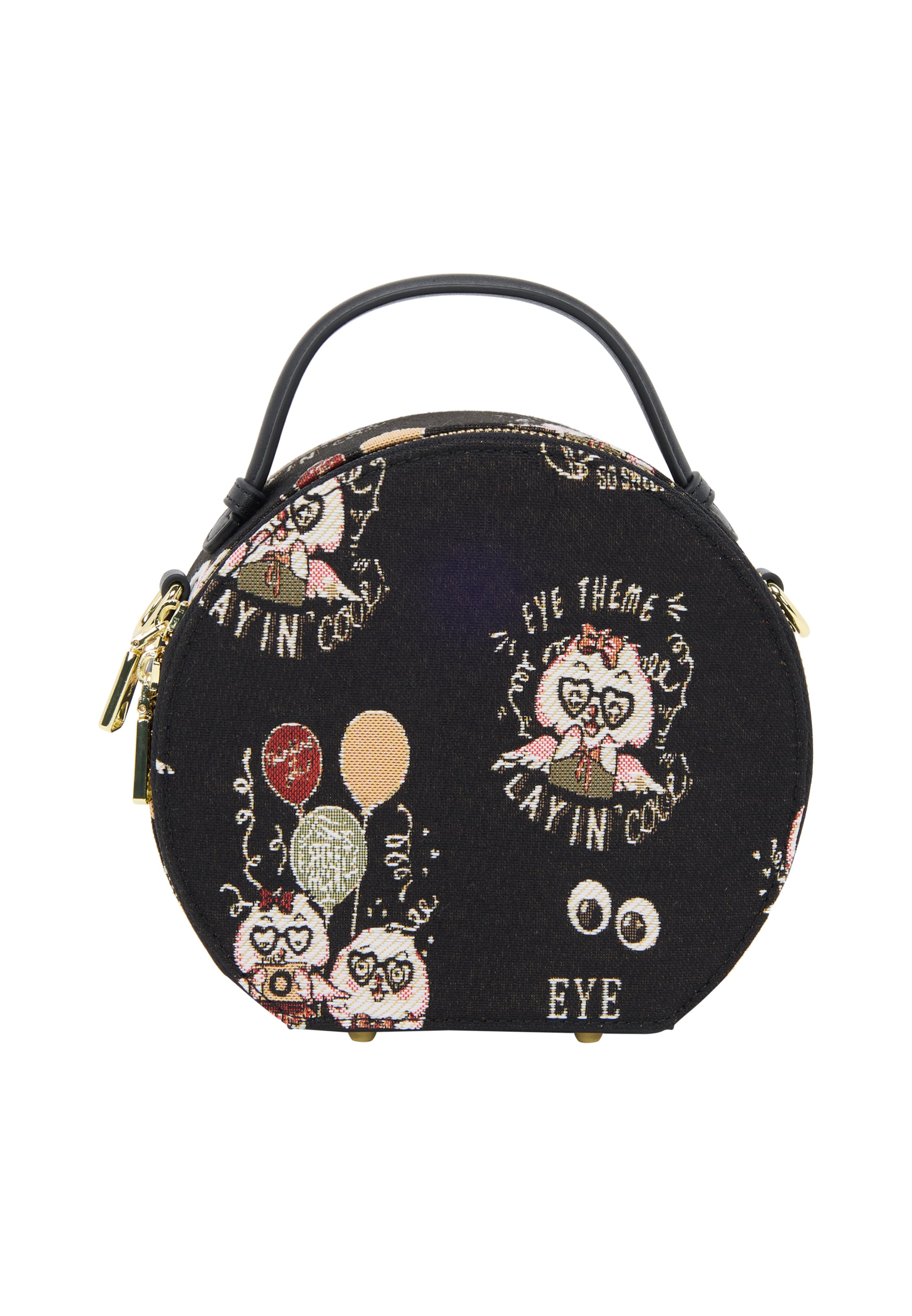 melns MYMO Pleca soma 'Pop Eyetheme': no priekšpuses