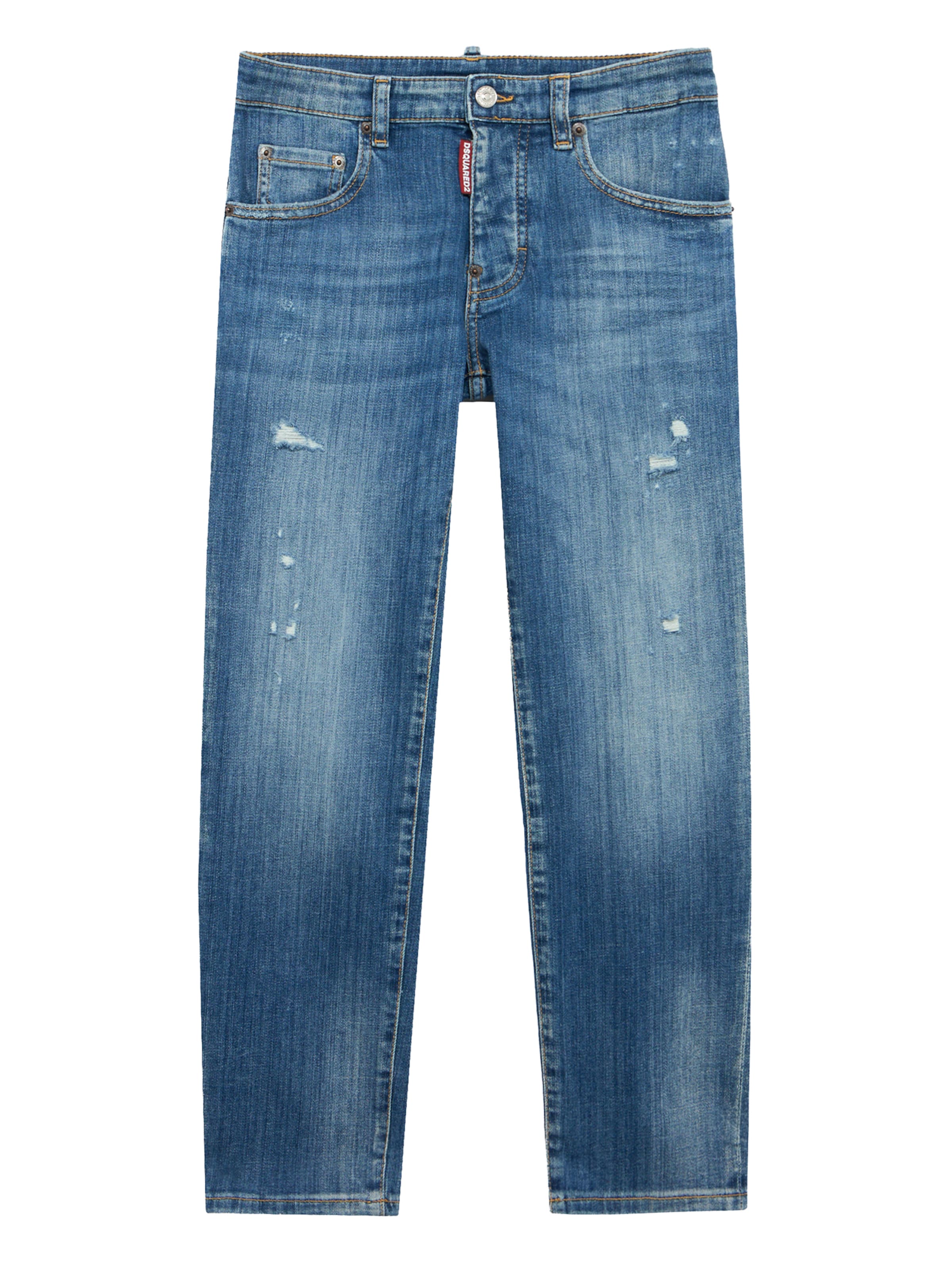 DSQUARED2 - regular Vaquero en azul: frente