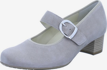 Escarpins 'Pump Damen C4530042028 Echtleder in grau' SEMLER en gris : devant