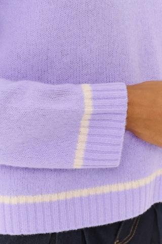 Pull-over CULTURE en violet