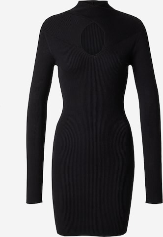 juoda EDITED Megzta suknelė 'Aiyana': priekis