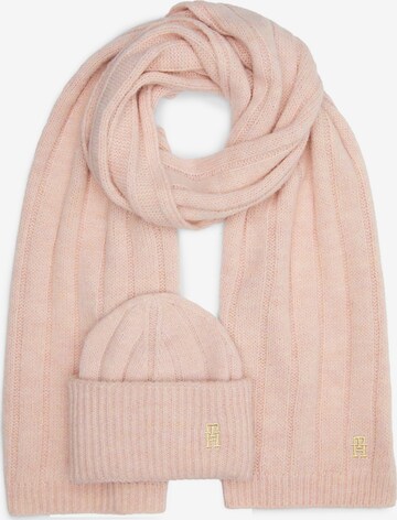 Bonnet TOMMY HILFIGER en rose : devant