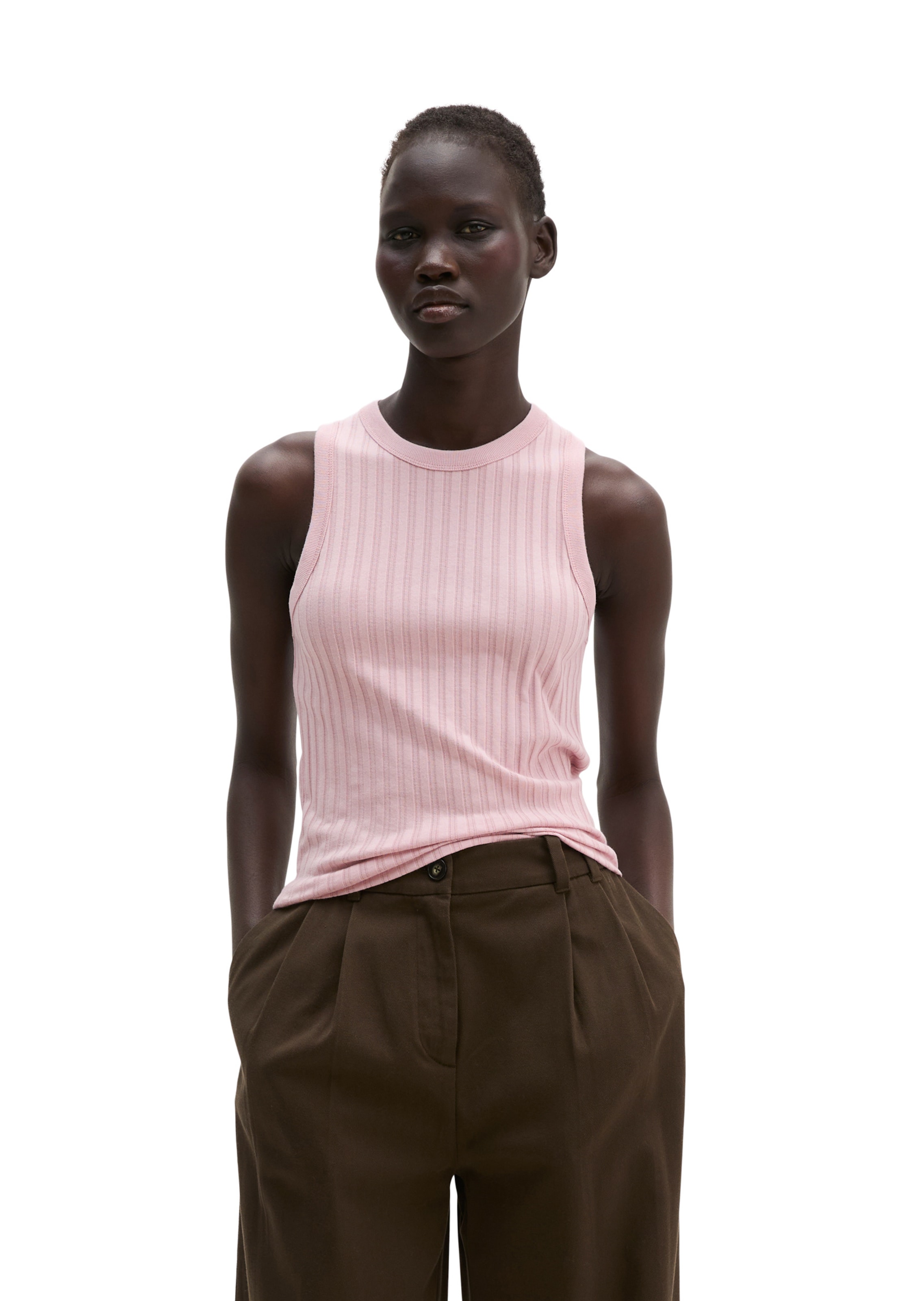 Marc O'Polo Top in Lila: voorkant