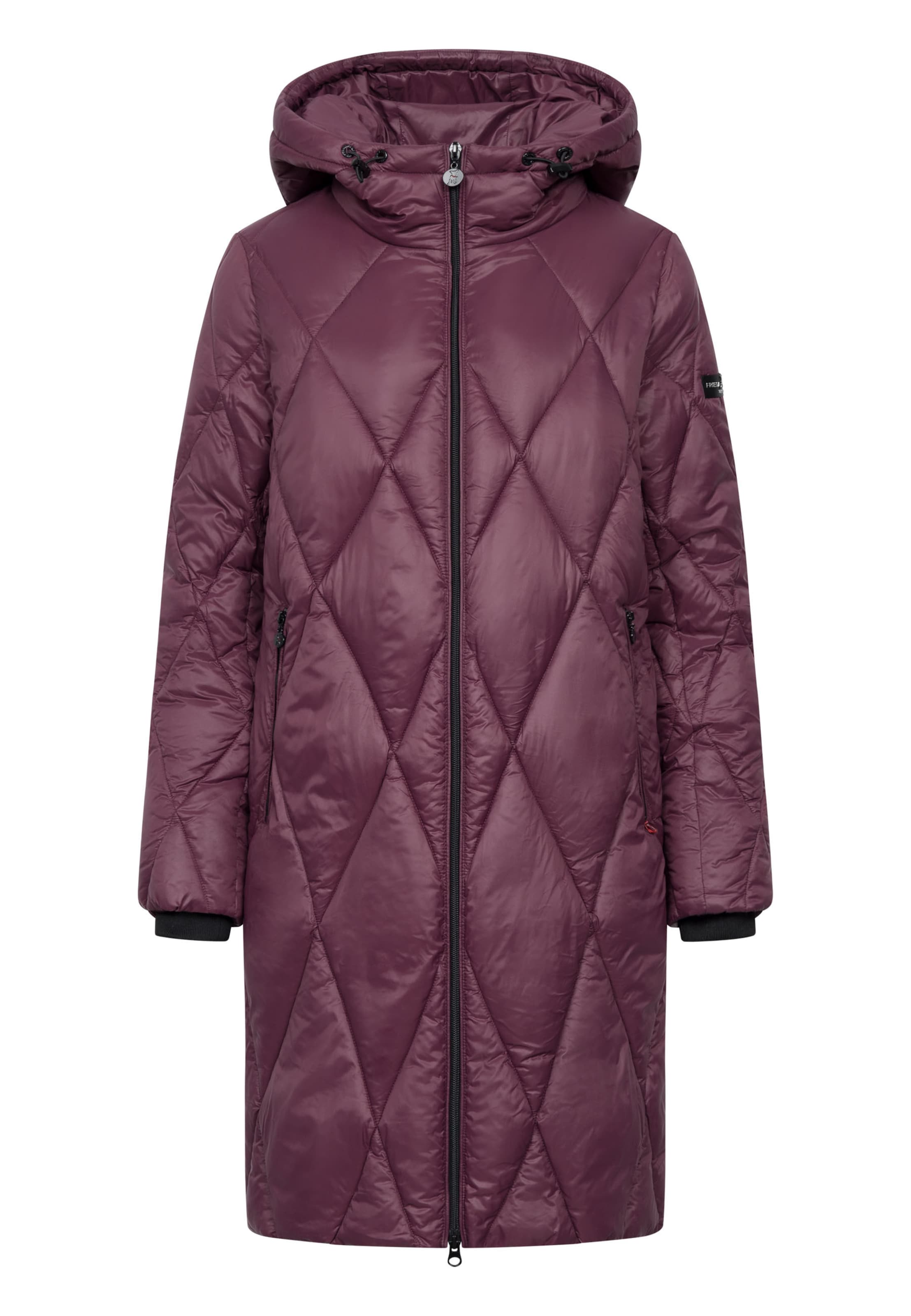 Frieda & Freddies NY Winter Coat in Purple: front