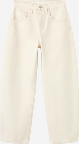 MANGO Barrel Farkut 'BET' värissä valkoinen: etupuoli