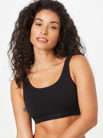 SCHIESSER Bralette Bra in Black: front