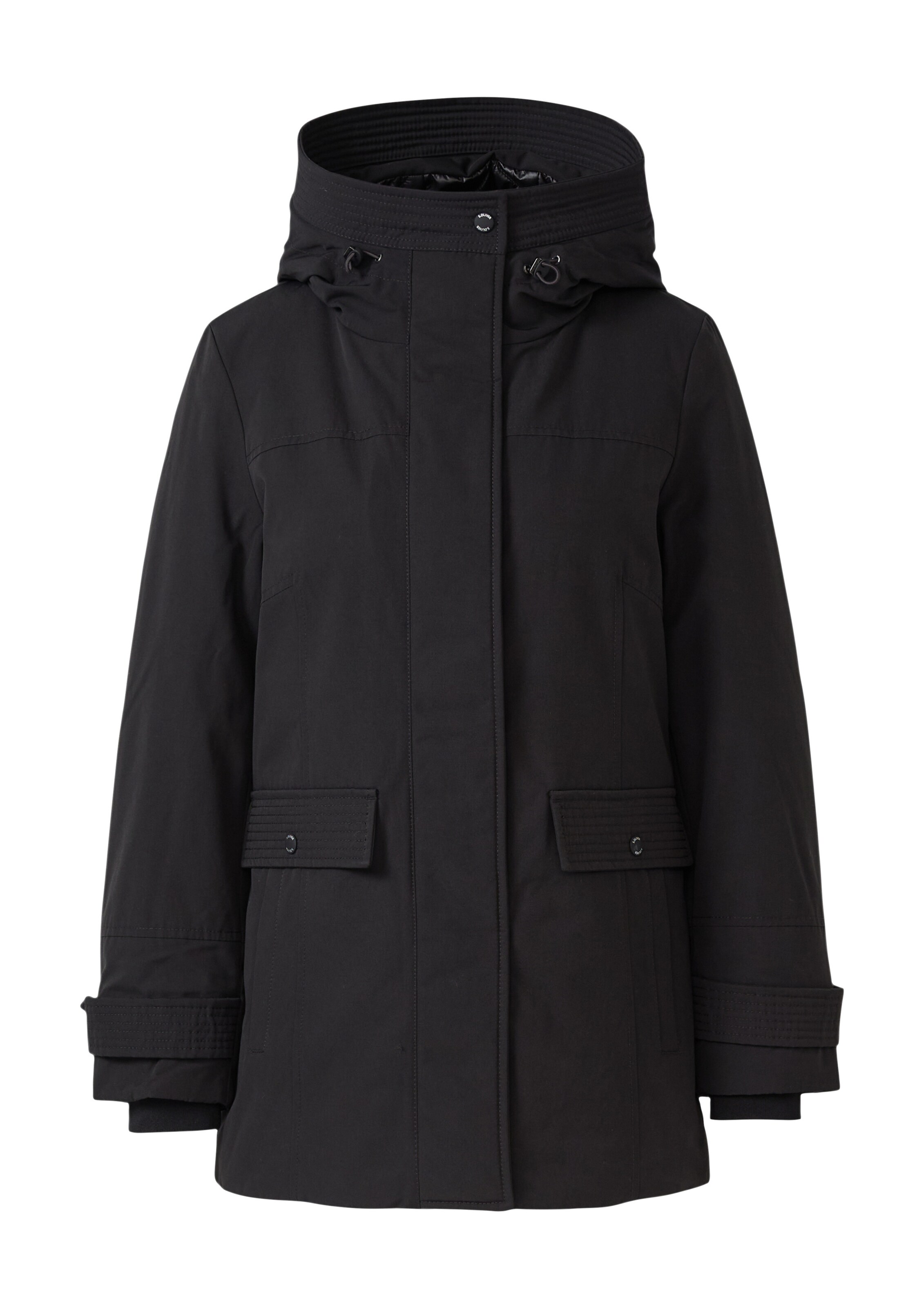 s.Oliver Tussenparka in Zwart: voorkant