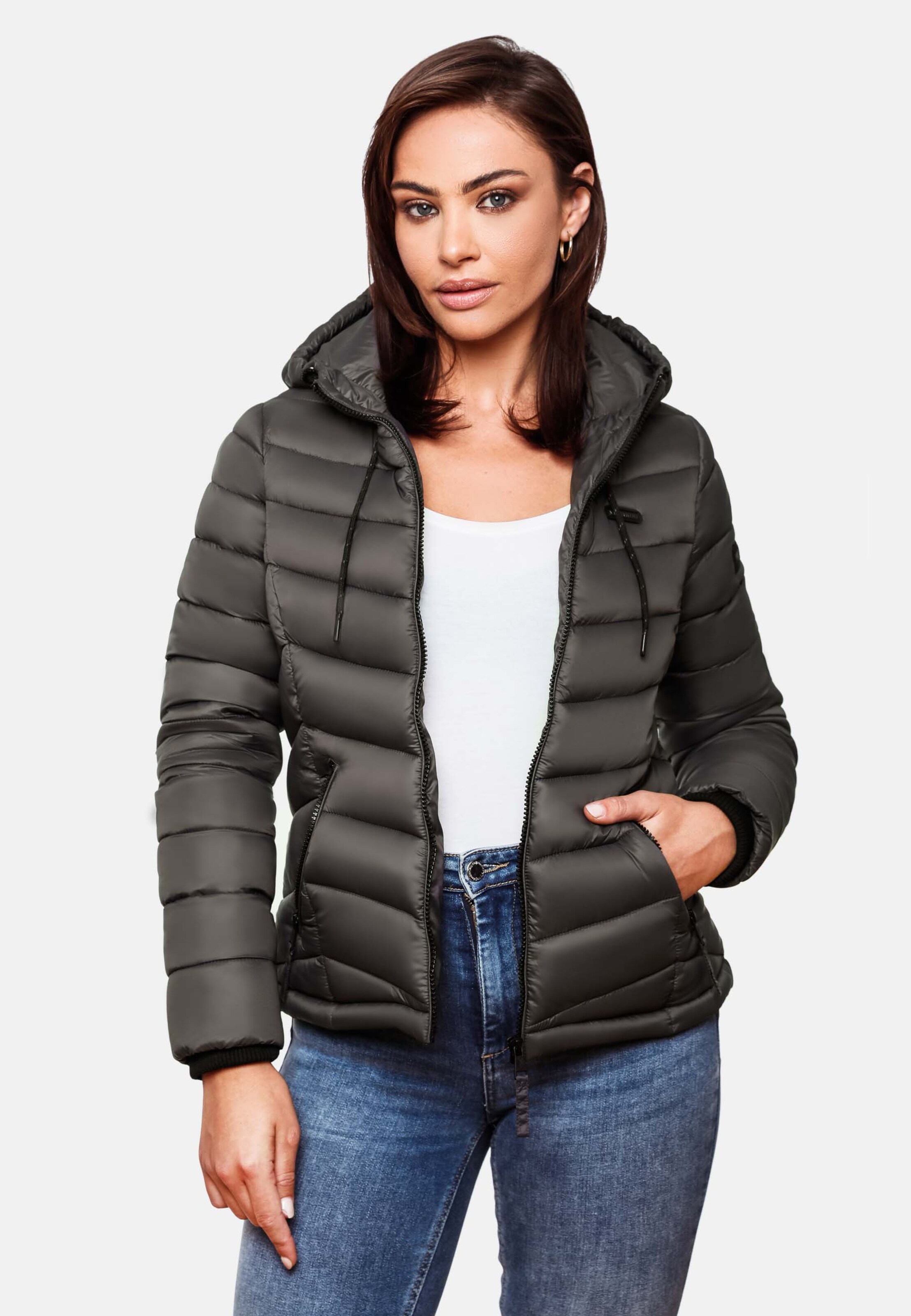 MARIKOO | ABOUT Anthrazit Übergangsjacke \'Kuala\' YOU in