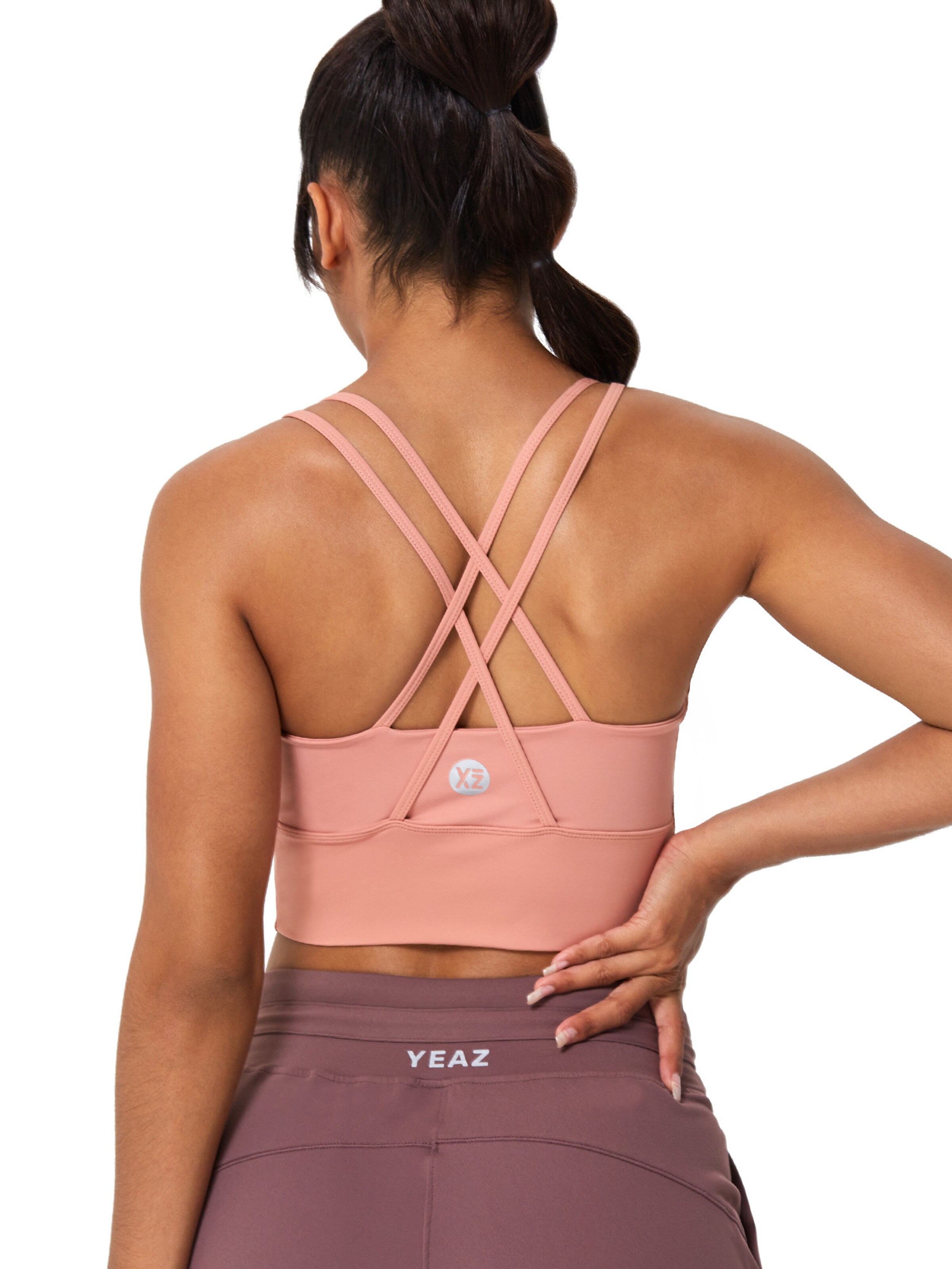 YEAZ Бюстье Спортивный бюстгальтер 'Grace' в Оранжевый