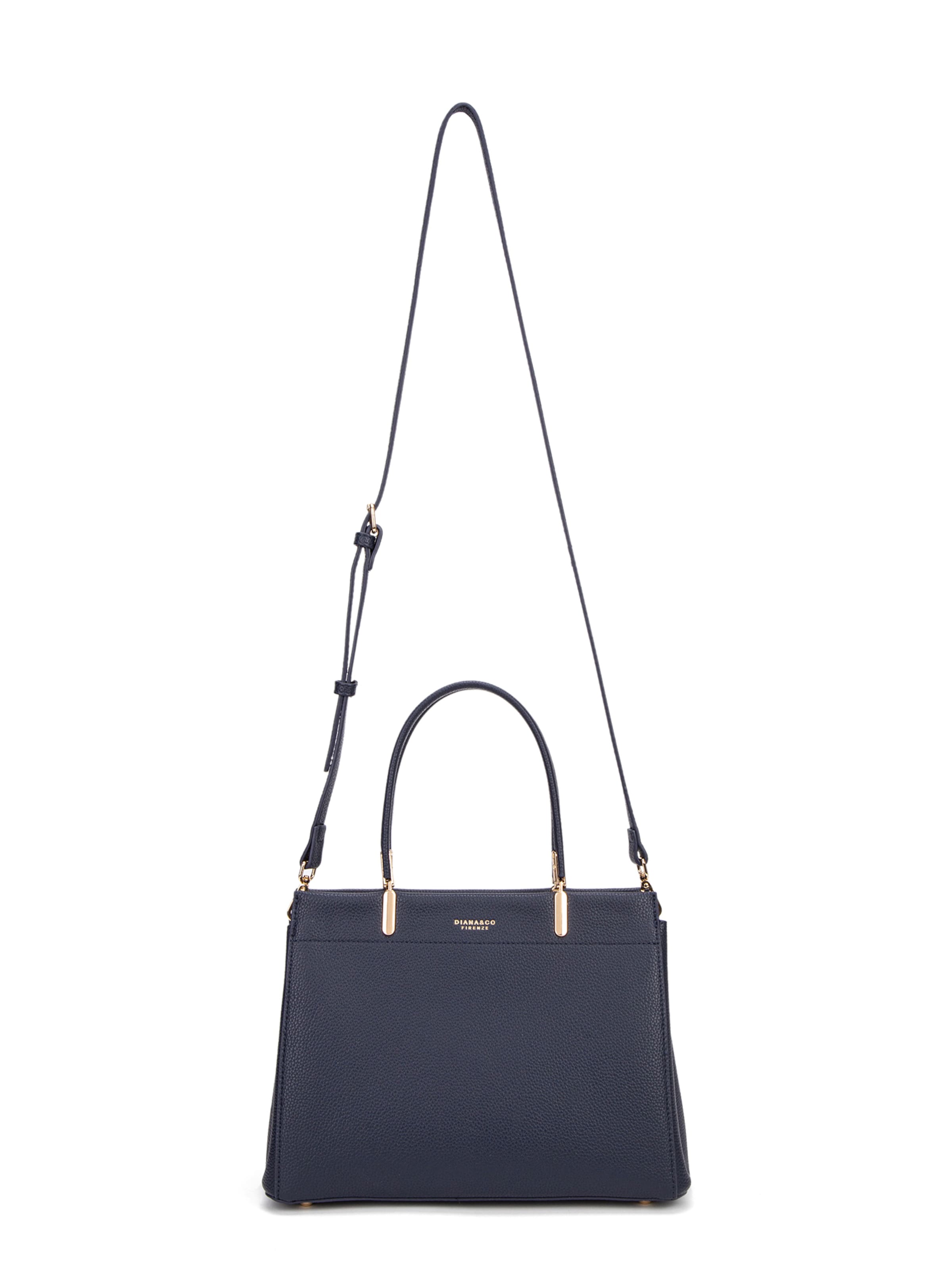 Borsa a mano di Diana&Co. in blu: frontale