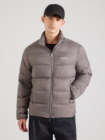ARMANI EXCHANGE Демисезонная куртка в Серый: спереди
