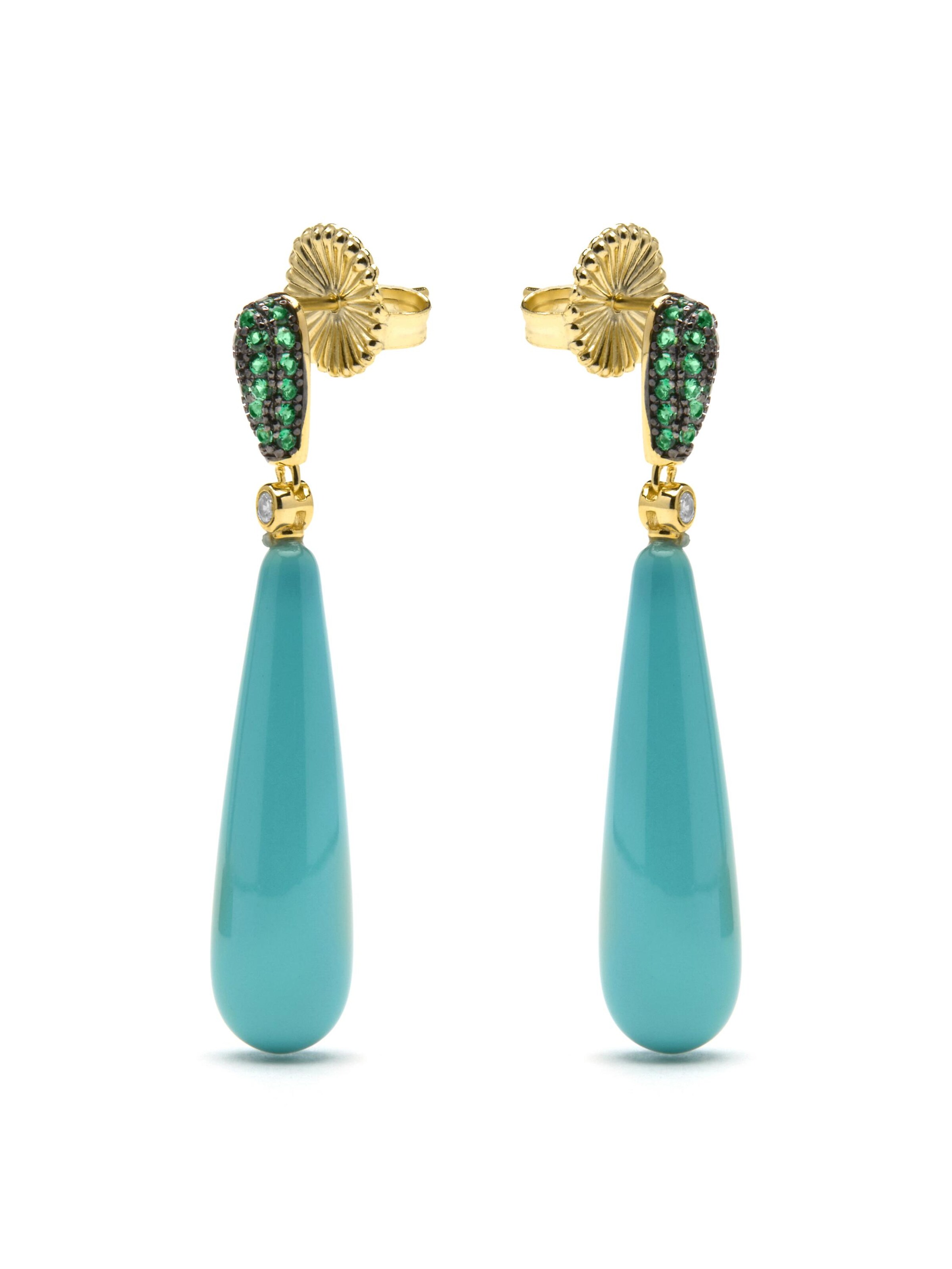 Luxenter - Pendientes 'WINGI' en azul