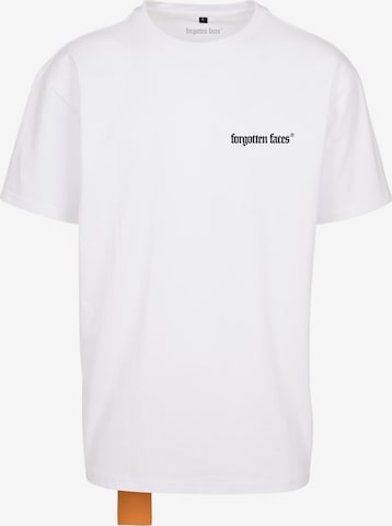 Forgotten Faces Shirt in White: front