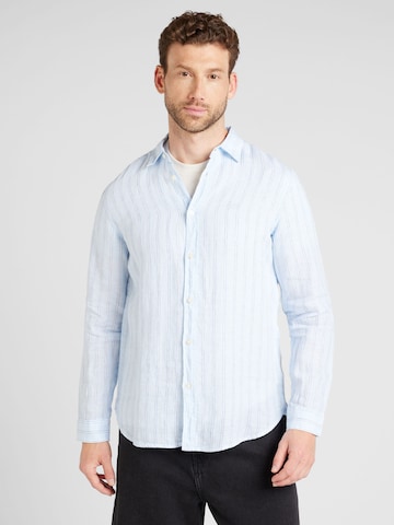 UNITED COLORS OF BENETTON Regular Fit Hemd in Blau: predná strana