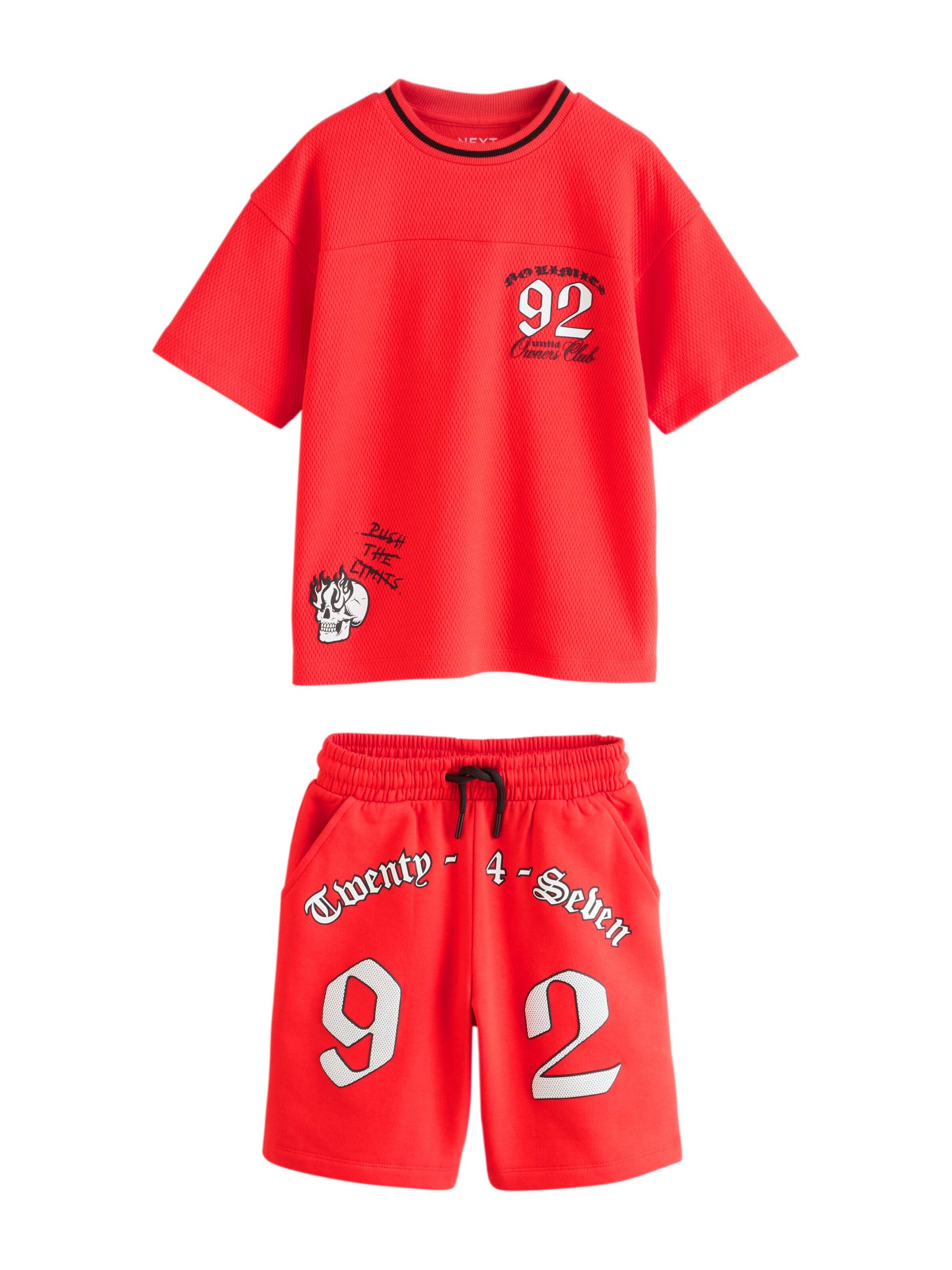 Next Set 'Varsity' in Rot: Vorderseite