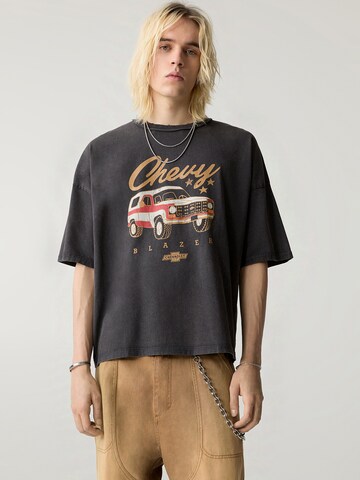 Pull&Bear Shirt in Grey: front