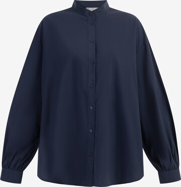 RISA Blouse in Blauw: voorkant