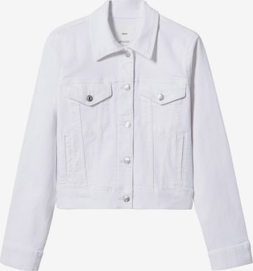 MANGO Between-Season Jacket 'VICKY' in White: front