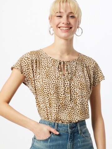 Cartoon Blouse in Brown