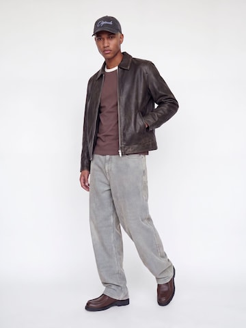 JACK & JONES Baggy Broek 'JPSTAlex Original' in Blauw