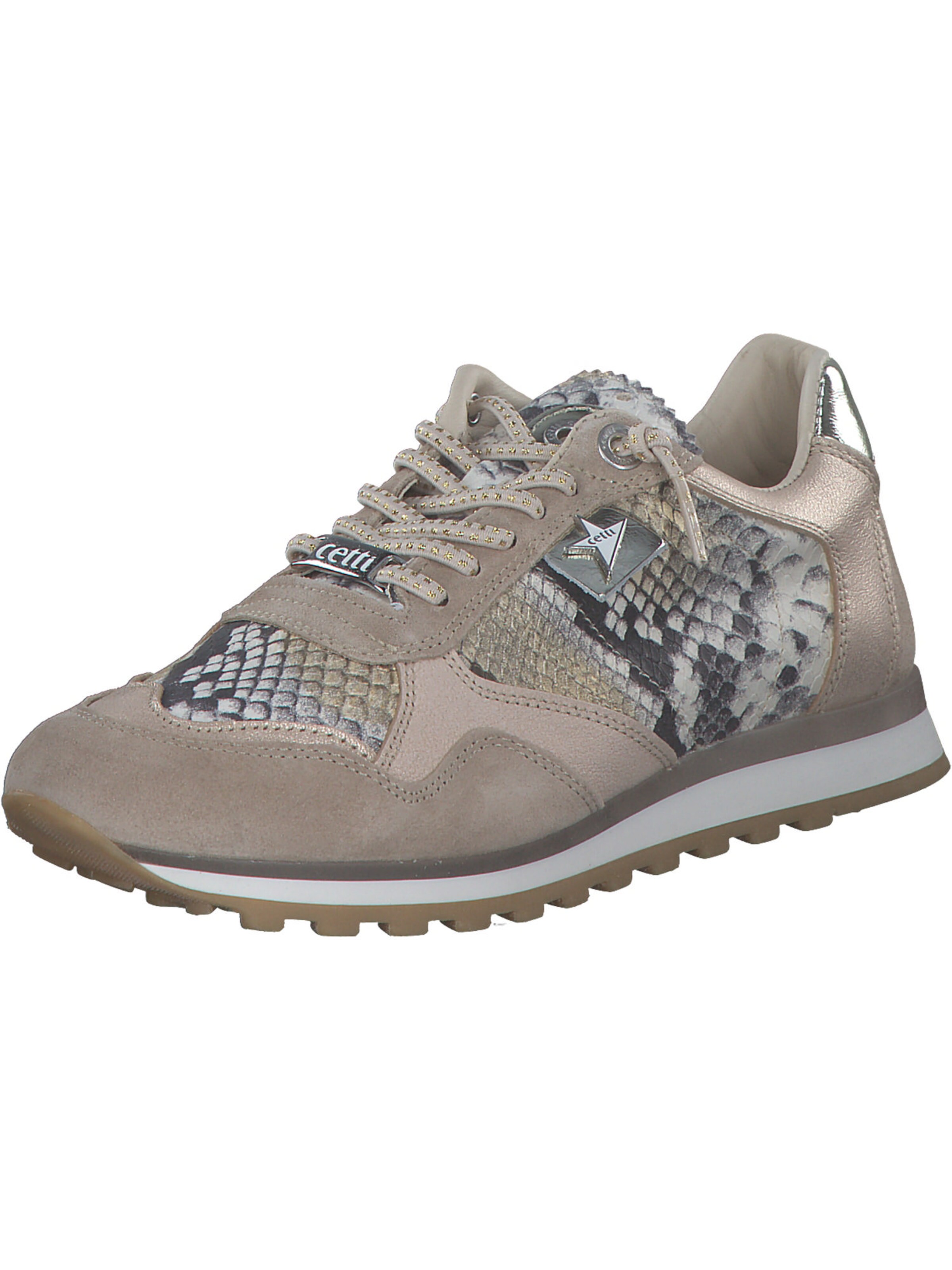 Cetti Platform trainers in Brown: front