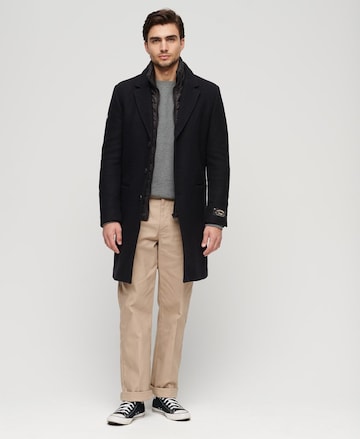 Superdry Between-Seasons Coat in Black