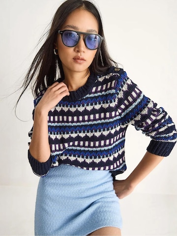 Pull-over 'Pullover' Bianco Lucci en bleu