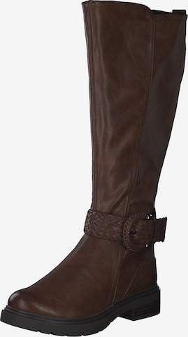 Bottes '25612-27' MARCO TOZZI en marron : devant