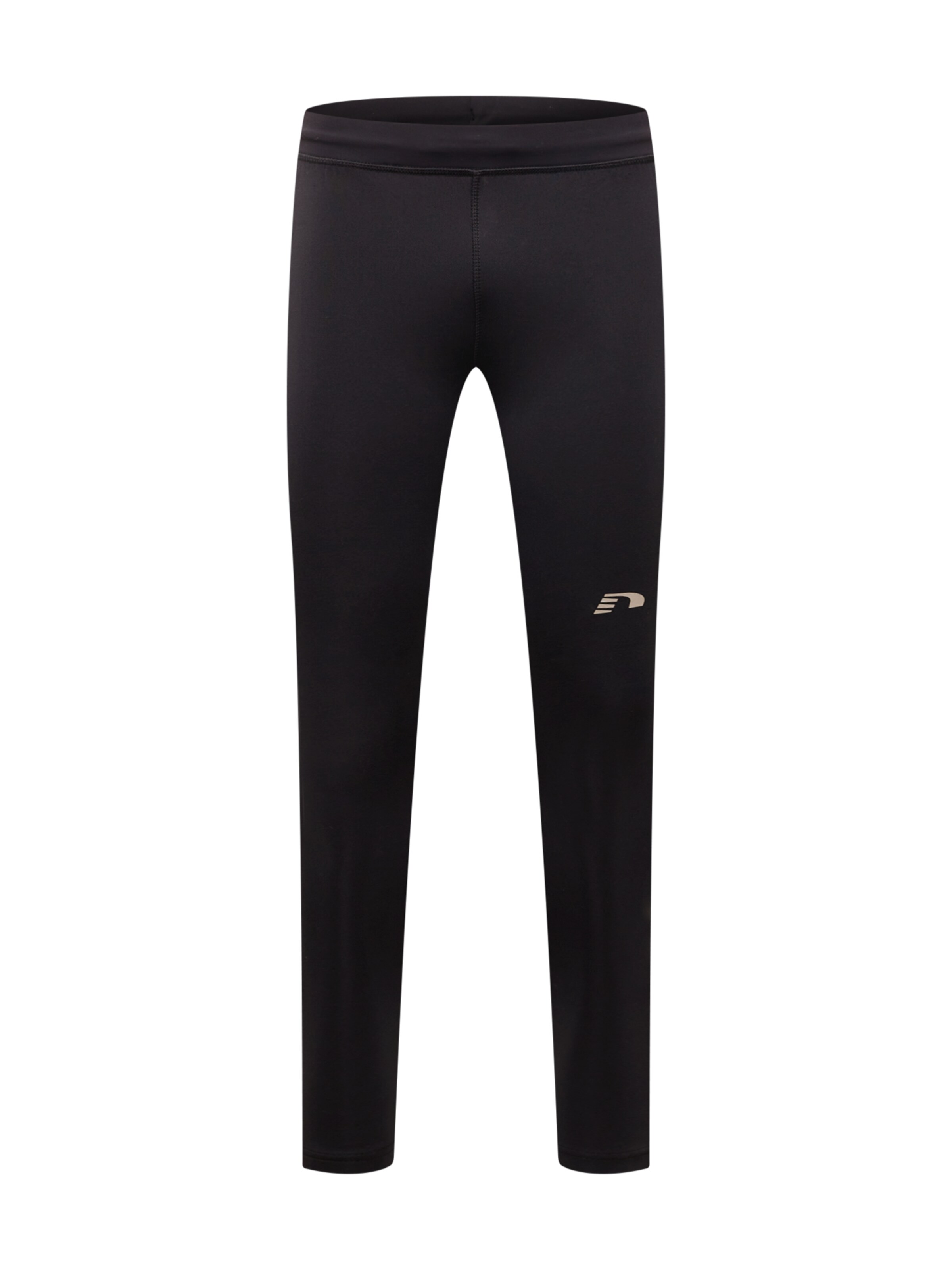 Newline Skinny Sportsbukser i sort: forside