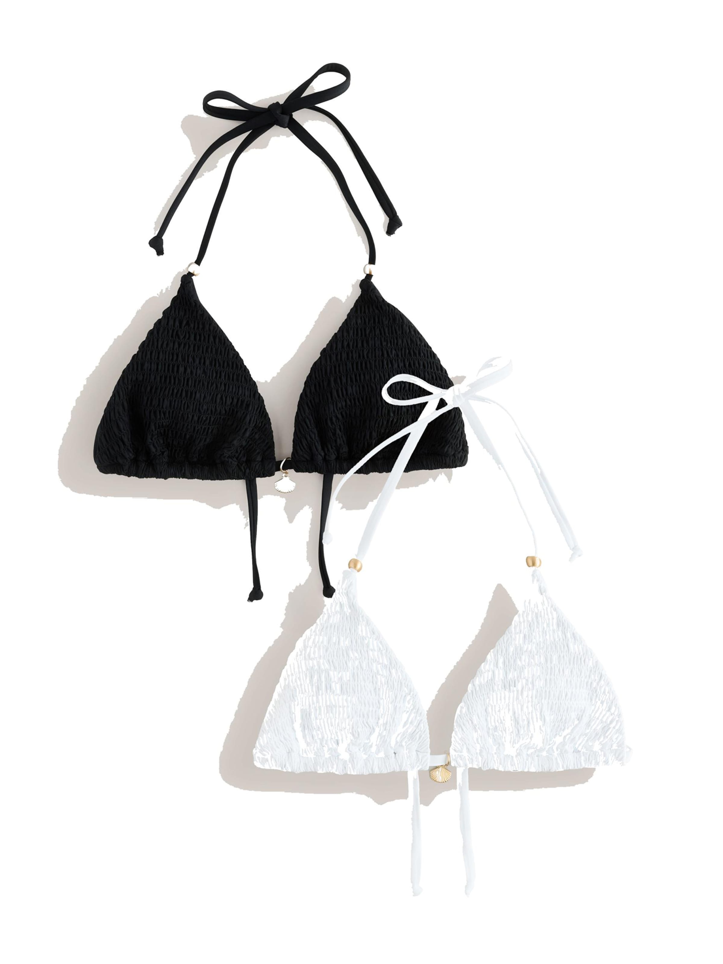 Next Bikinioverdel i sort / hvid, Produktvisning