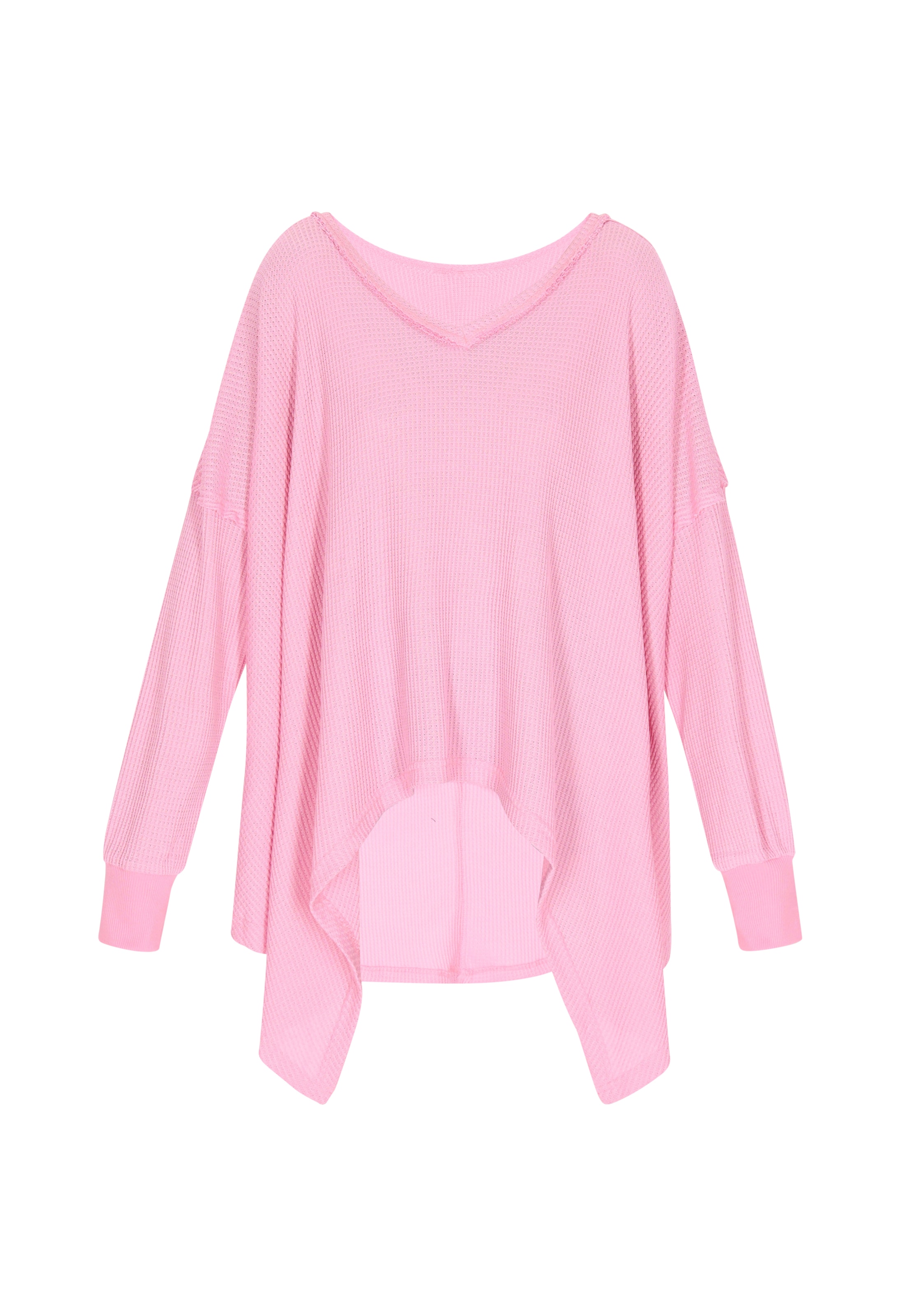 IZIA Υπερμέγεθες μπλουζάκι σε ροζ: μπροστά