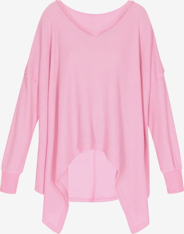 IZIAŠiroka majica - roza boja: prednji dio