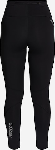 Skinny Pantalon de sport 'Adizero' ADIDAS PERFORMANCE en noir