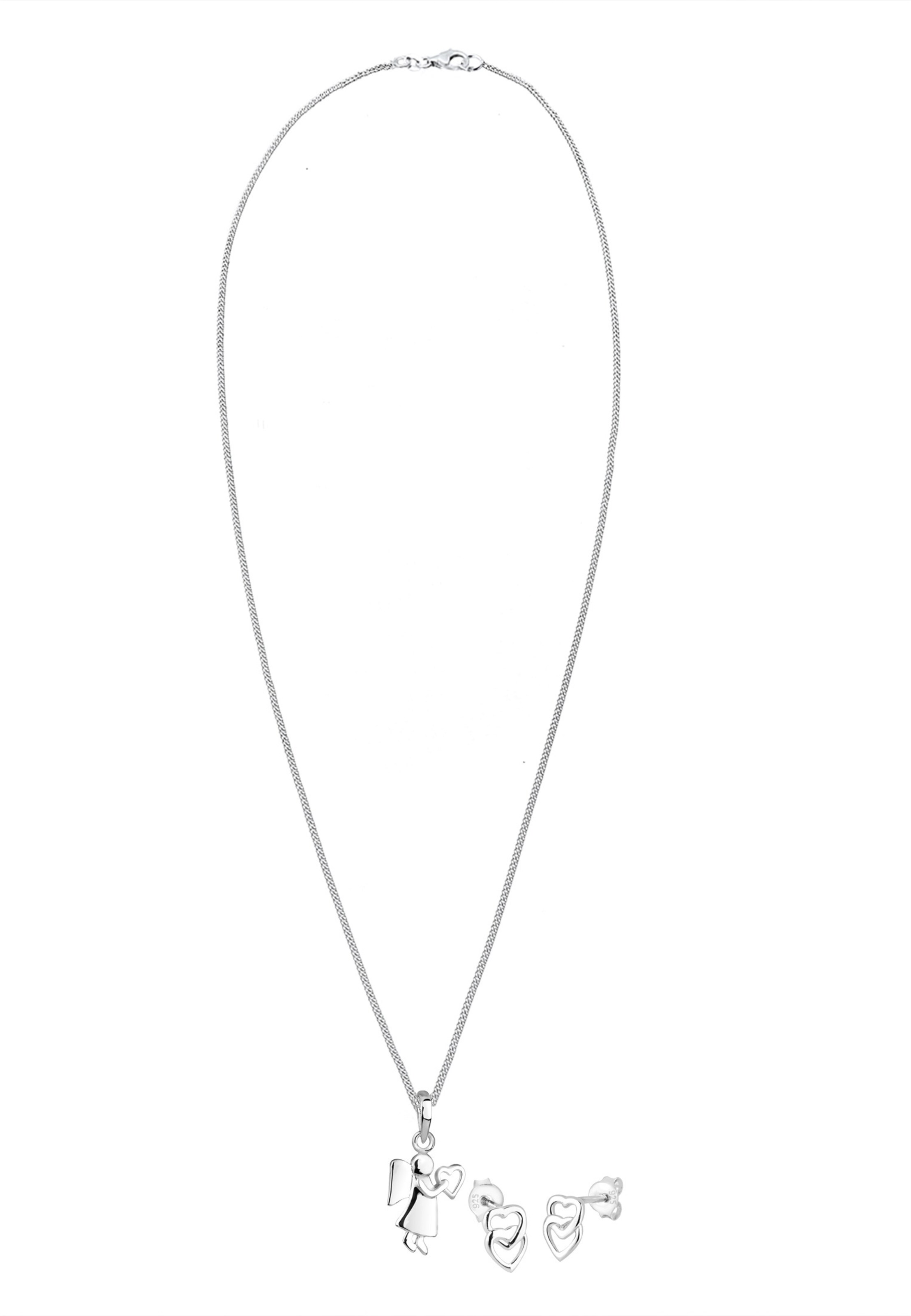 ELLI Sieraden set in Zilver: voorkant