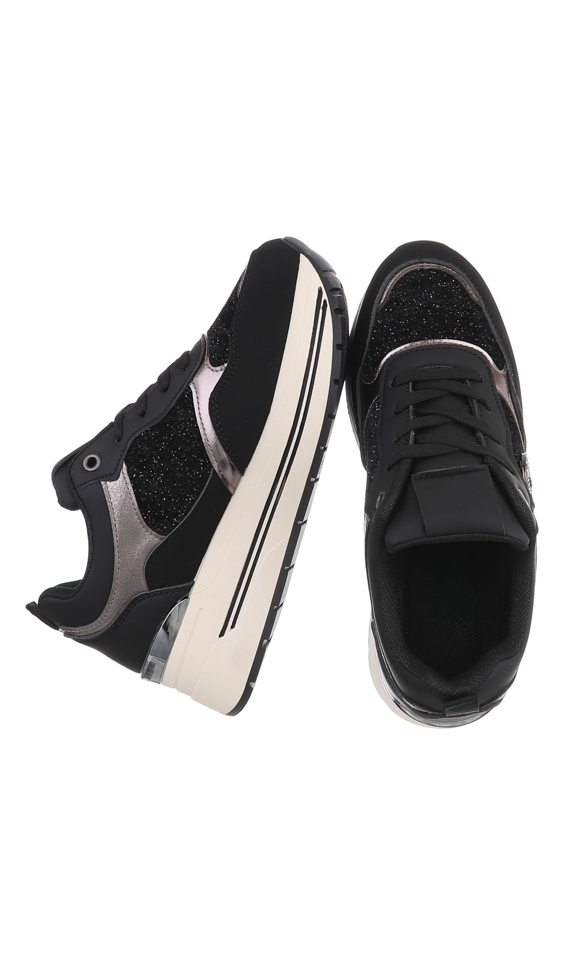 Ital-Design Sneaker in Schwarz
