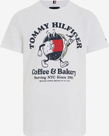 T-Shirt TOMMY HILFIGER en blanc : devant