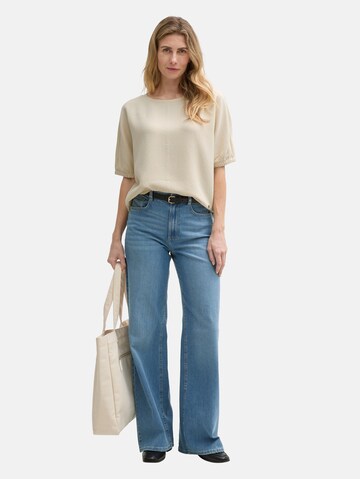 TOM TAILOR Sweatshirt in Beige