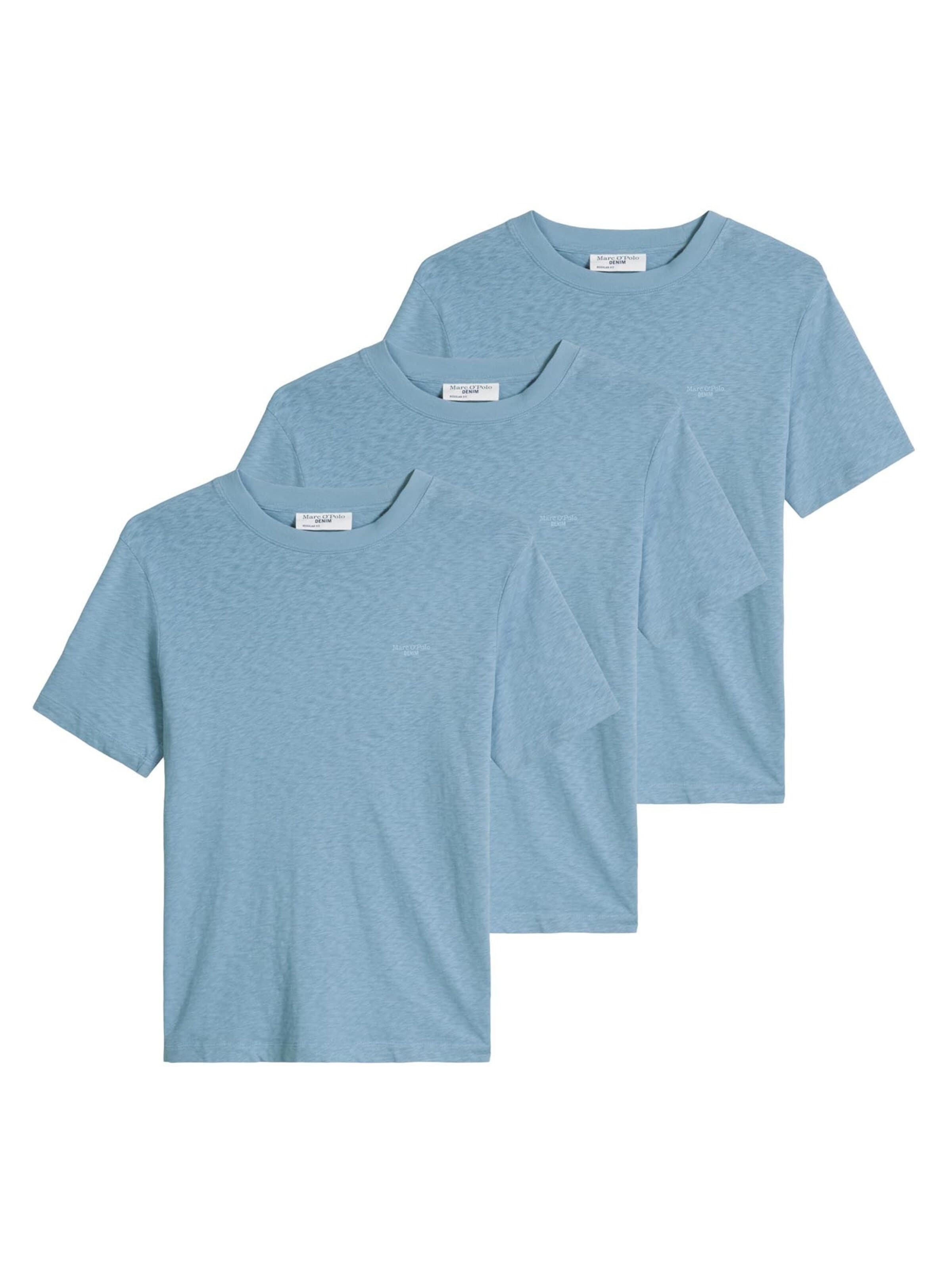Marc O'Polo DENIM Shirt 'Basic' in Blue: front