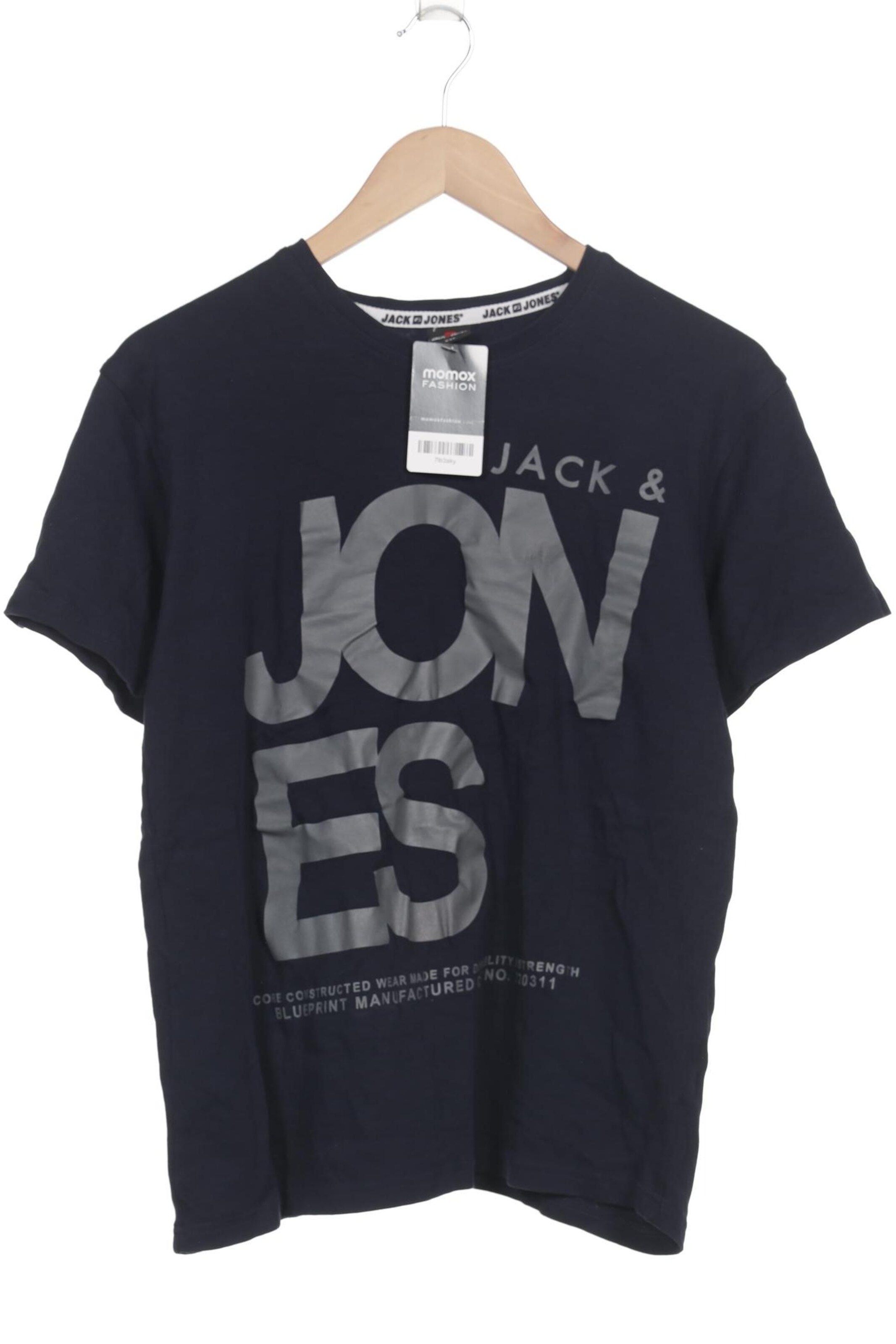 JACK & JONES Shirt in XXL in Blue: front