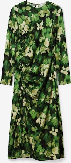 Desigual Kleid 'VEST' in hellbeige / khaki / schilf / dunkelgrün, Produktansicht