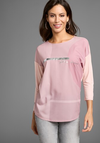 LAURA SCOTT Blouse in Pink: front