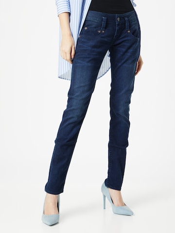 Herrlicher Slimfit Jeans 'Pitch' in Blauw: voorkant