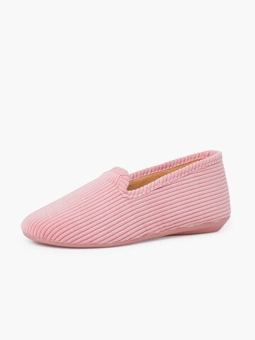 Pisamonas - Pantufa em rosa: frente