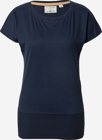 Fli Papigu Shirt 'Schnitzel' in Blauw: voorkant