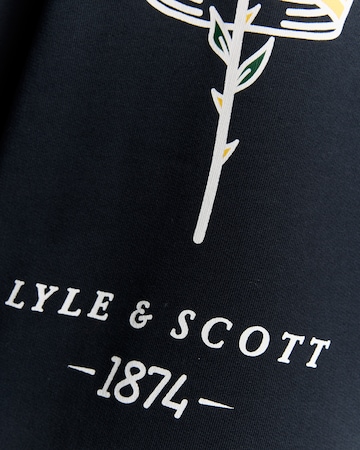 Lyle & Scott Sweatshirt 'Rose and Crown' in Blauw