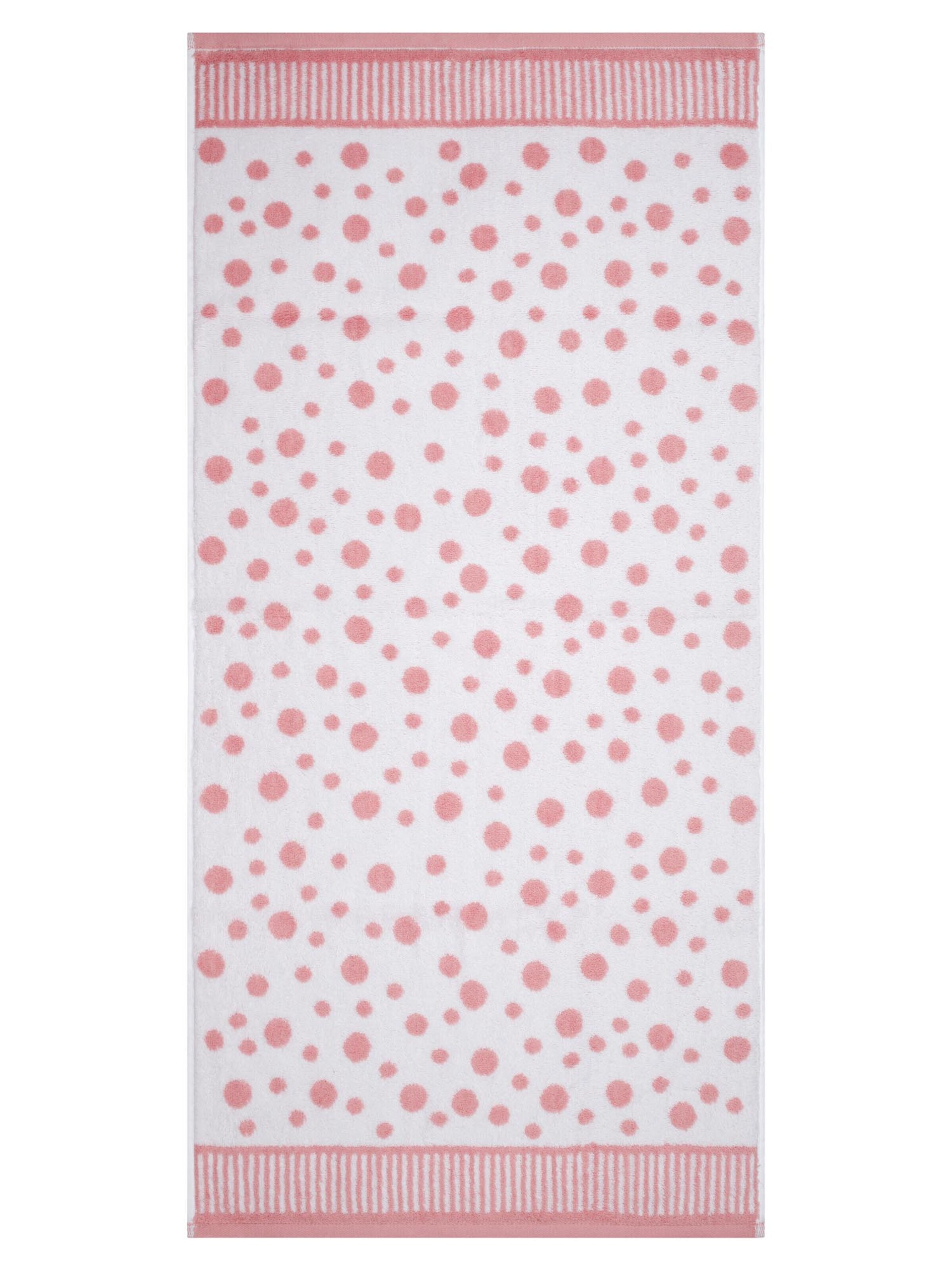 ROSS Towel 'Punkte allover' in Pink