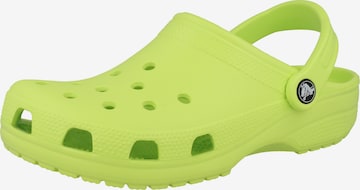 Crocs Pantofle 'Classic' – zelená: přední strana