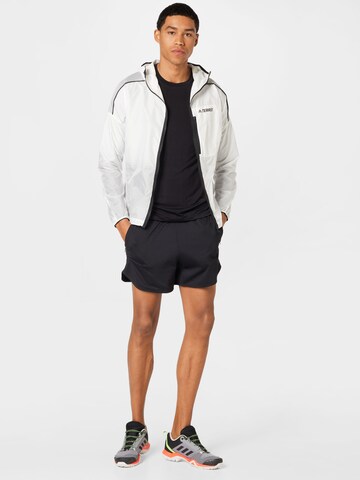 ADIDAS TERREX Outdoor jacket 'Agravic Windweave ' in White