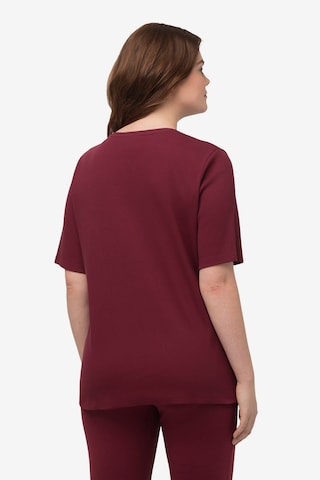 Ulla Popken Shirt (GOTS) in Rot