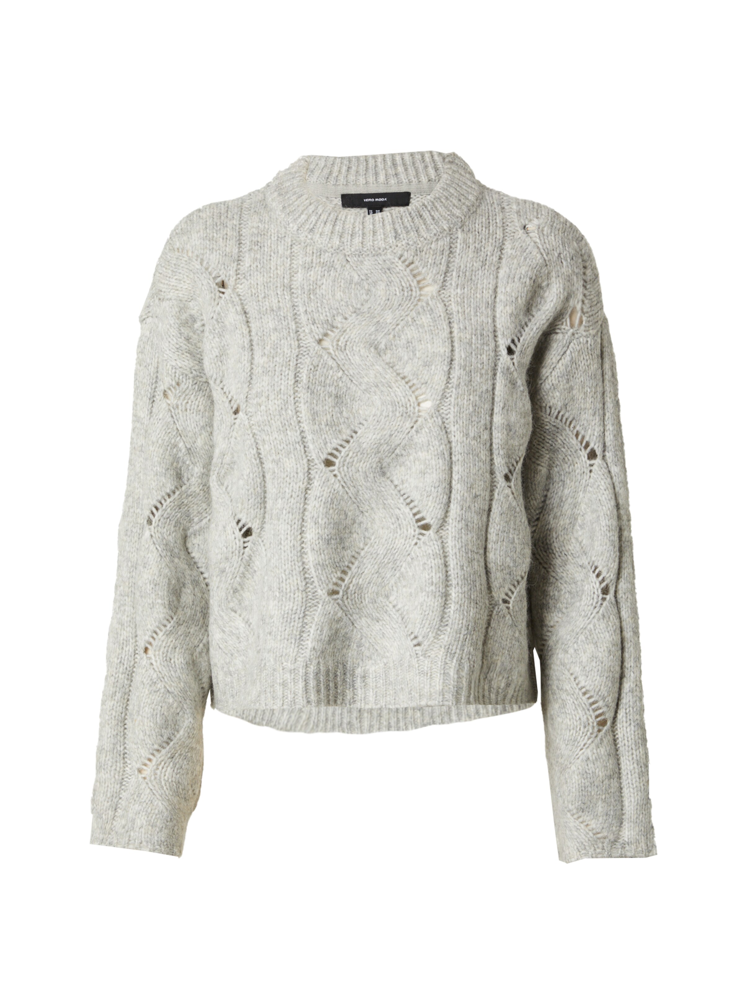 Vero Moda Petite Pullover 'VMLINA' i grå: forside
